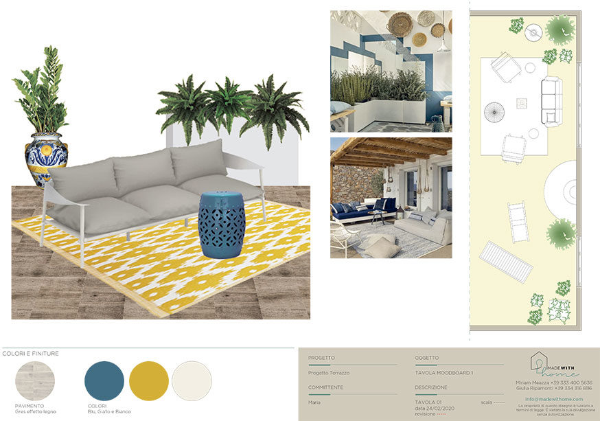 Moodboard terrazzo 1_Il terrazzo Mediterraneo di Maria