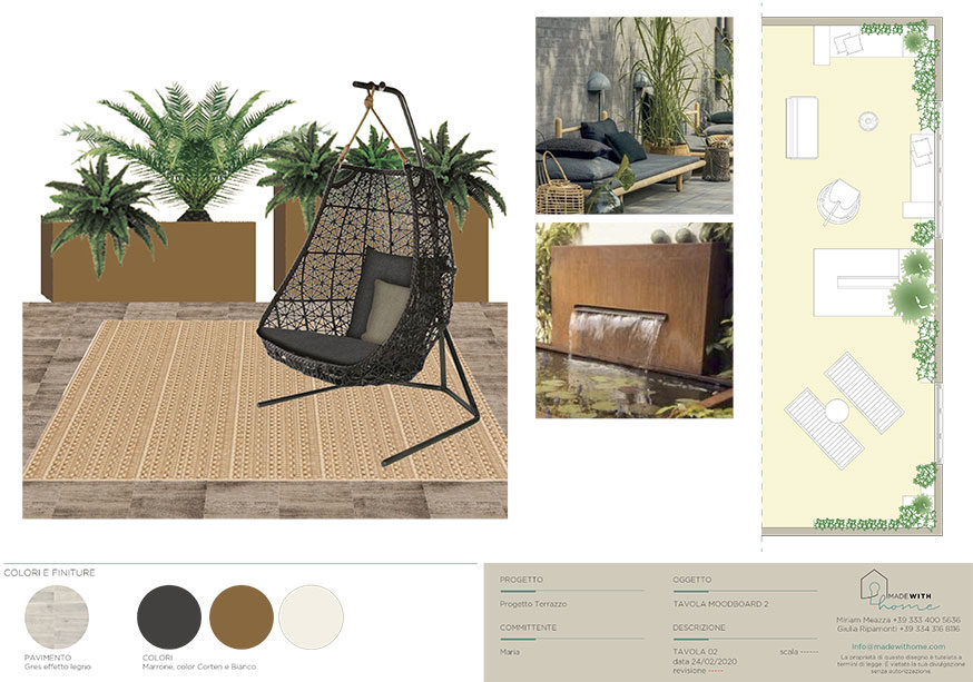 Moodboard terrazzo 2_Il terrazzo Mediterraneo di Maria