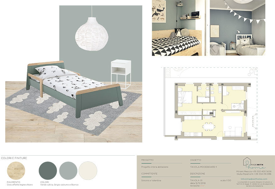 Moodboard cameretta 1_La nuova Casa di Simone e Valentina