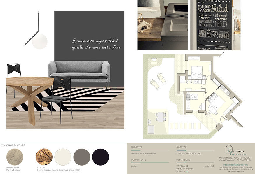 Moodboard soggiorno_La seconda Casa di Giulio