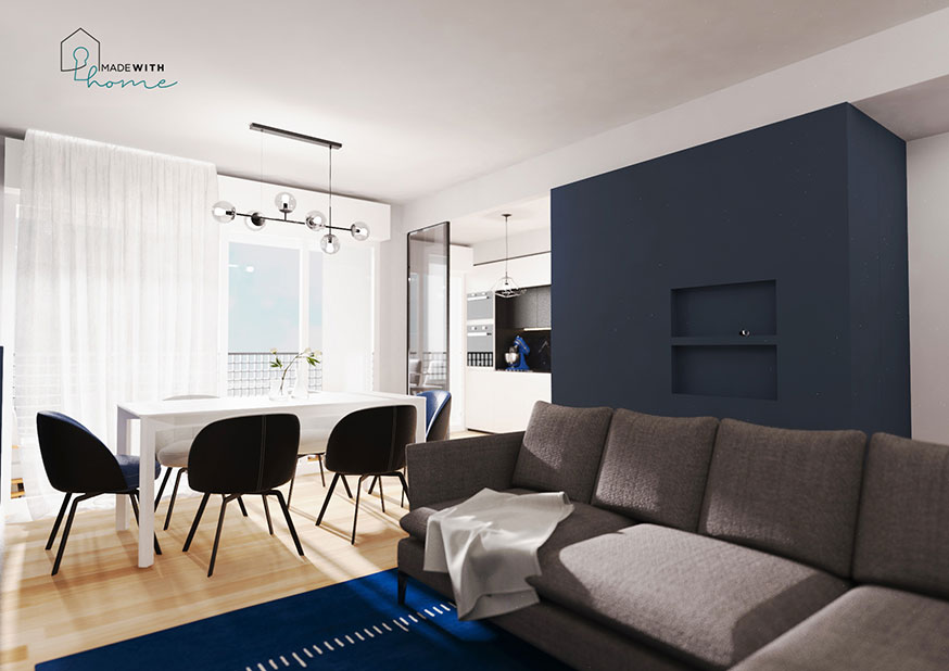 Render soggiorno_L'appartamento in Blu di Fabio