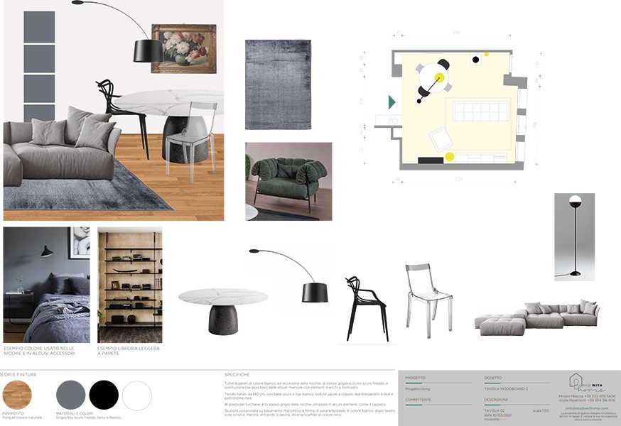MOODBOARD Living 2_Il living Eclettico di Maria