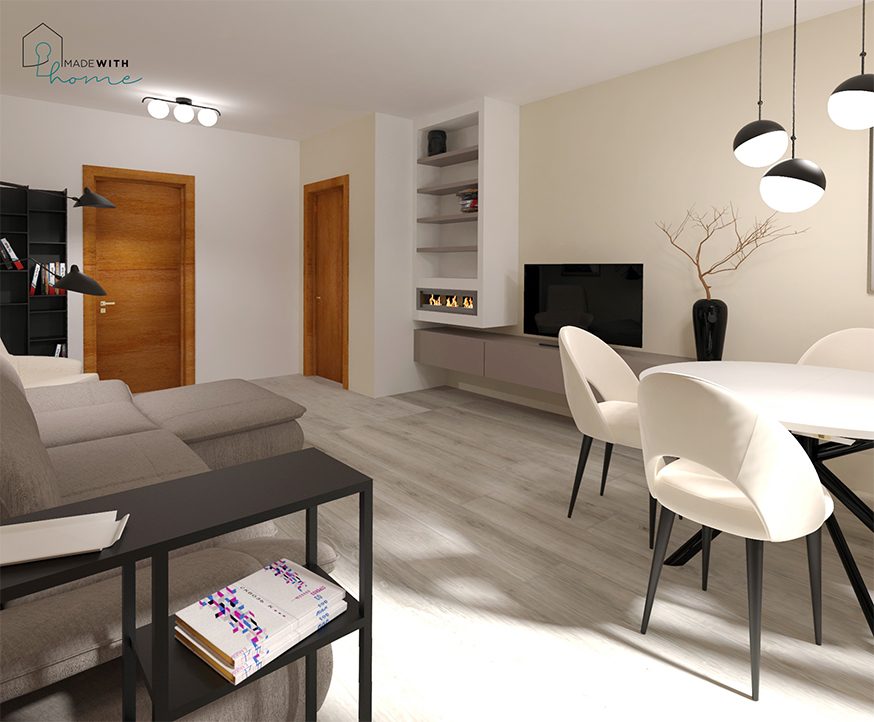 RENDER 1_Il soggiorno dai Toni Neutri di Stefano
