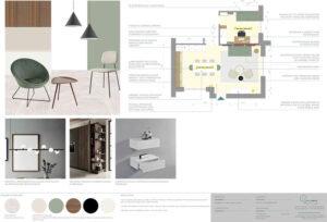 MOODBOARD_Il living con cucina accogliente e ospitale di Rossella